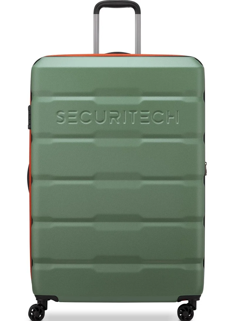 Securitech Citadel By Delsey Paris 82 Cm 4-Double-Wheeled Expandable Luggage Trolley - Khaki Green